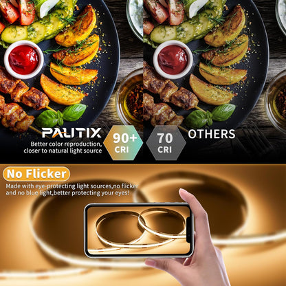 PAUTIX 5V COB LED Strip Light – Thoughtful Housewarming Gift for New Homeowners, Dorm Movers, and Apartment Upgrades