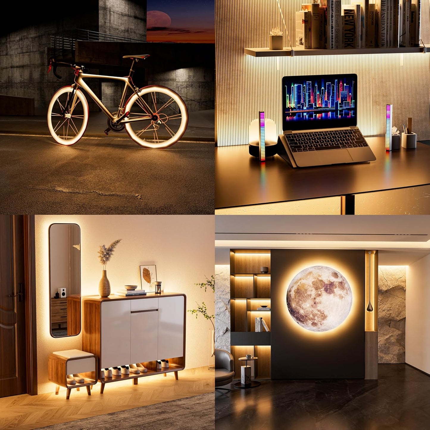 PAUTIX 5V USB COB LED Strip Light – Cool to Touch Nursery Night Light for Safe Bedtime Routine