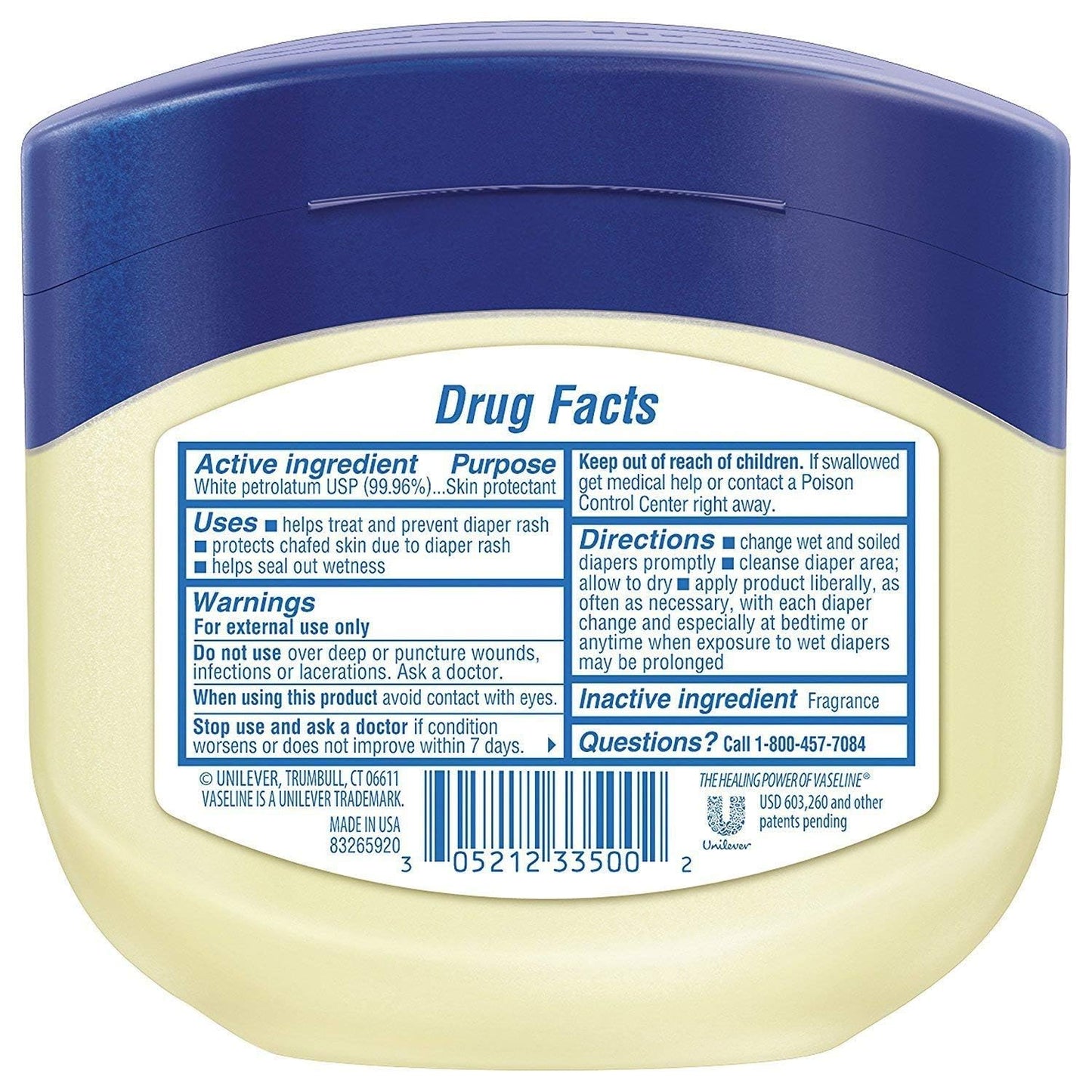 pediatrician-recommended barrier protection against diaper rash