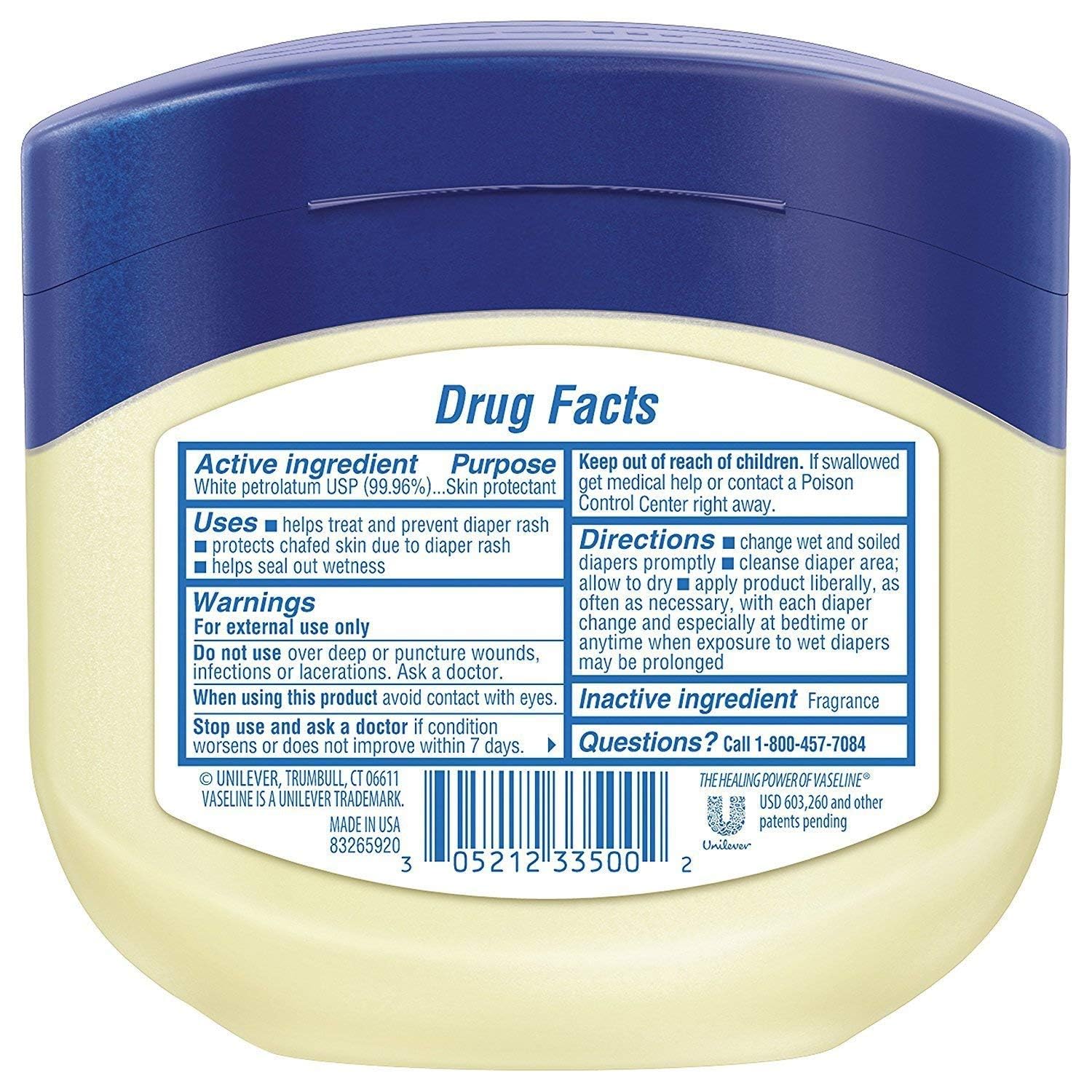 pediatrician-recommended barrier protection against diaper rash