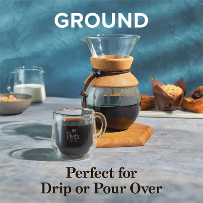 Peet's Coffee Off the Grid Medium Roast Ground Coffee – Clean Everyday Brew for Clutter-Free Kitchen Counters