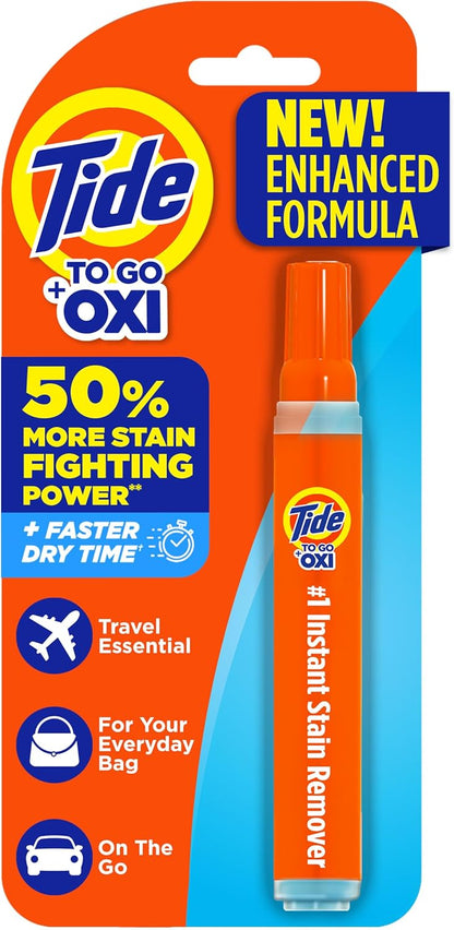 pen-style applicator with press-tip that releases controlled amounts of solution directly on the stain
