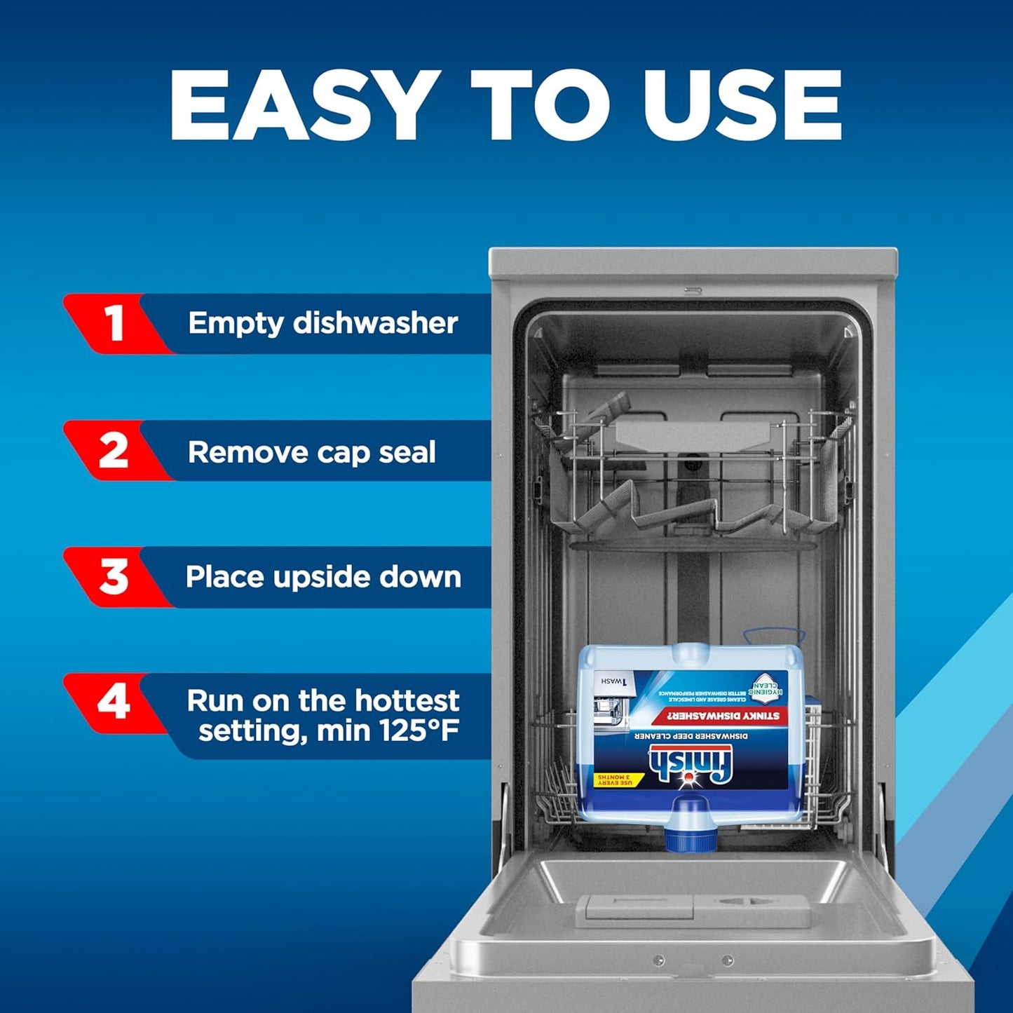 penetrates hidden components including spray arms, filters, and internal pipes