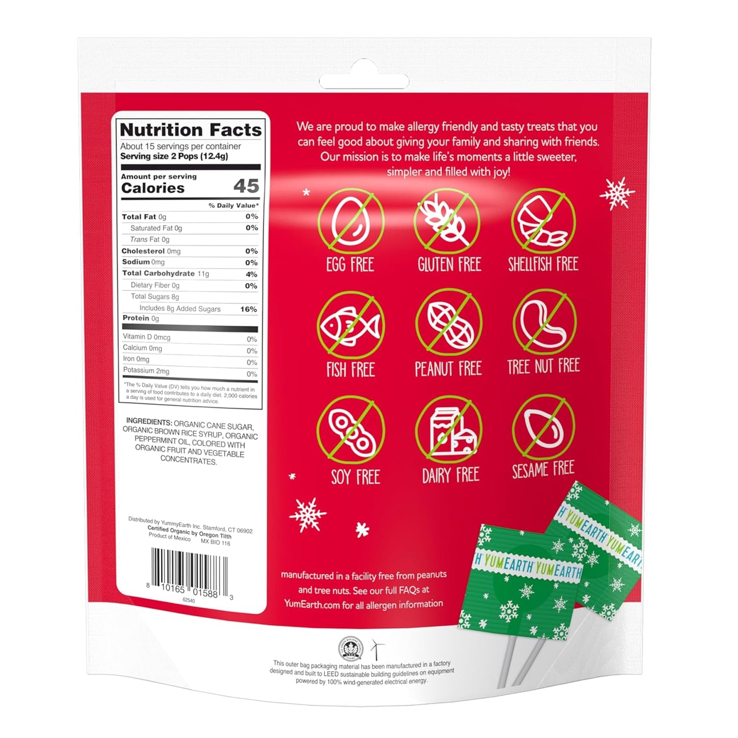 peppermint holiday flavor profile suited for winter and christmas use