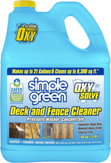 Simple Green Oxy Solve Deck and Fence Pressure Washer Cleaner – Backyard Deck Prep for Summer Staining