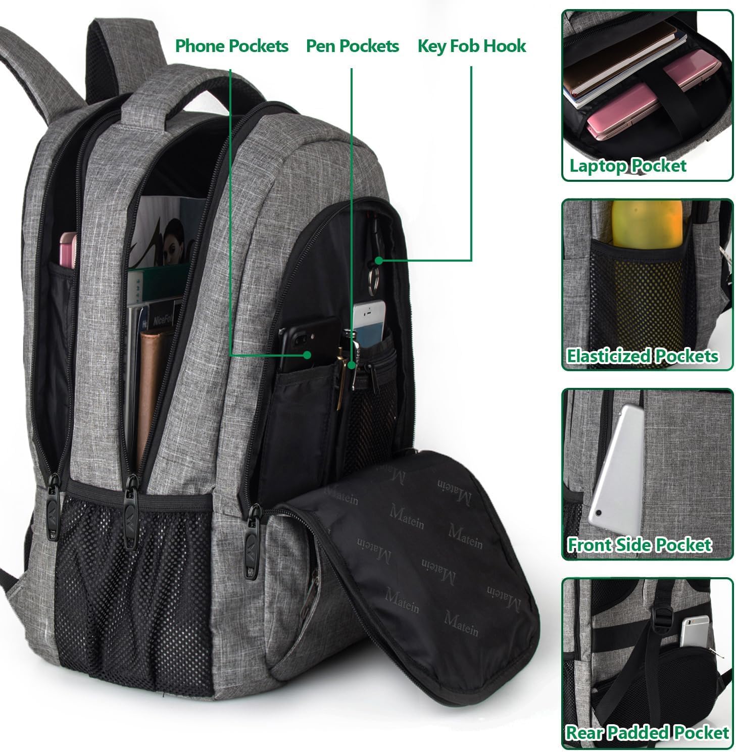 personal item dimensions (18 x 12 x 7.8 inches) meeting major airline carry-on rules