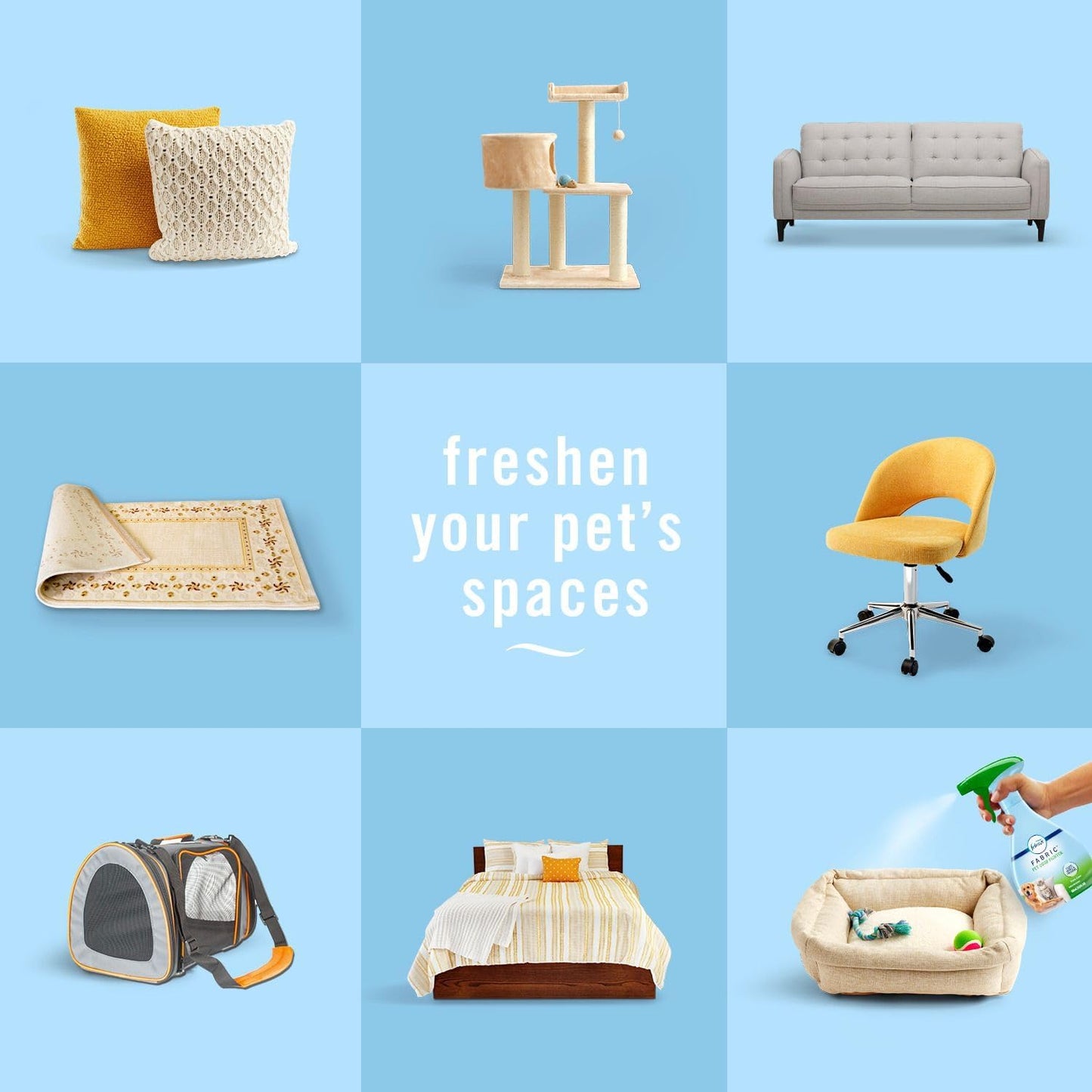 pet odor fighter variant with fruity-floral scent engineered for animal-related smells