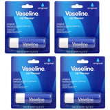 Vaseline Lip Therapy Original – Trail-Ready Balm for Hiking, Skiing, and Cold-Weather Lip Protection, 0.16 Ounce (Pack of 4)