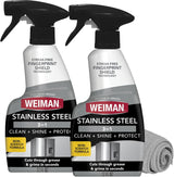 Weiman Stainless Steel Cleaner & Polish – Designer-Ready Kitchen Aesthetic, Streak-Free Shine for Modern Homes