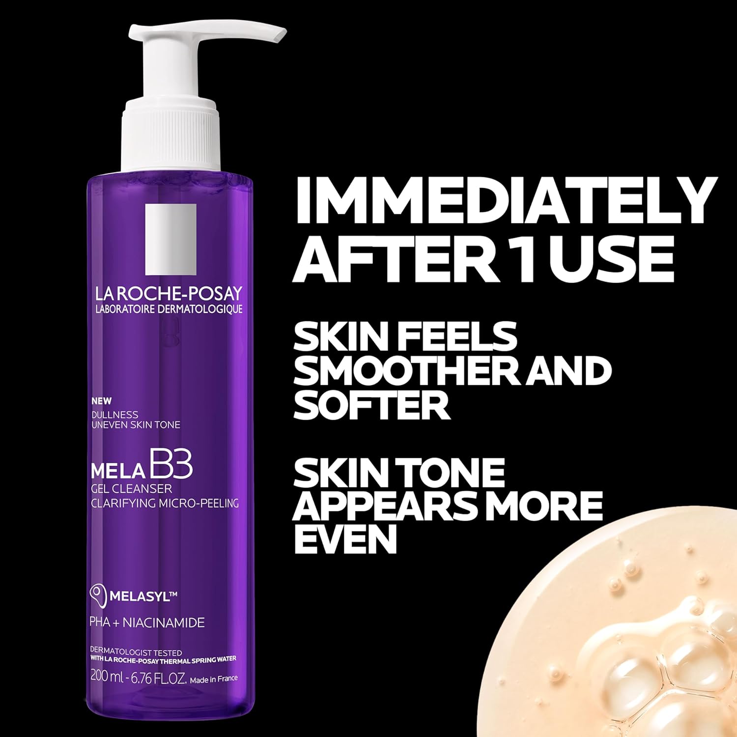 pha (polyhydroxy acid) gentle exfoliant for more even skin tone