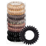Kitsch Spiral Hair Ties – Affordable Birthday Gift for Her, Creaseless Coil Ponytail Holders for Women