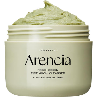 physical rice-mochi exfoliant texture for sebum and blackhead removal without microplastic beads