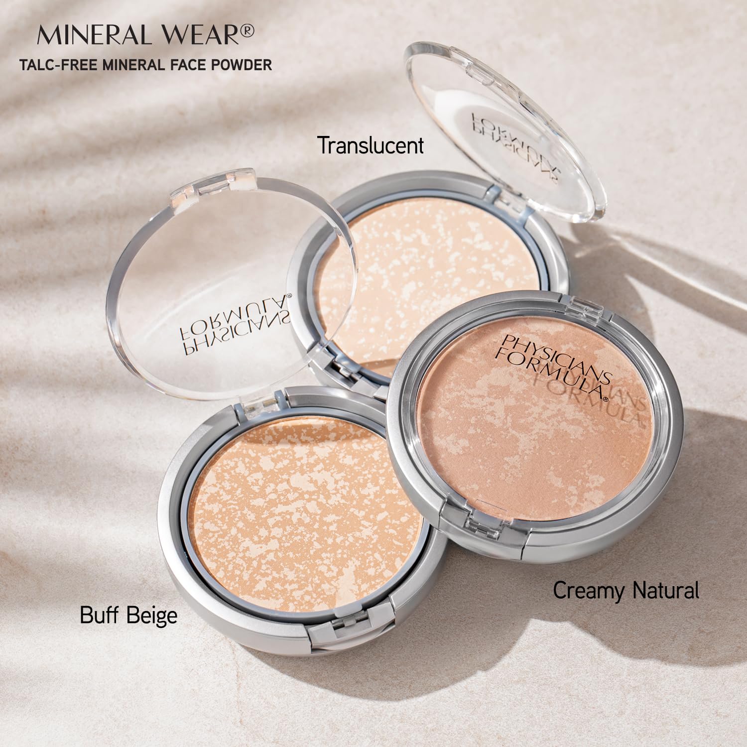 Physicians Formula Mineral Wear Face Powder – Sensitive Skin Self-Care Ritual, Talc-Free Setting Powder for Mindful Beauty
