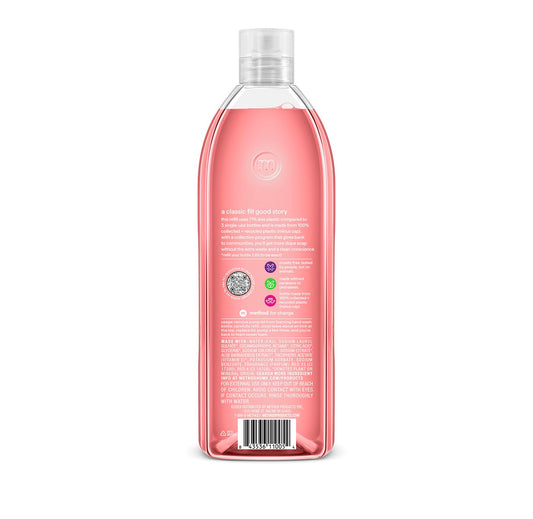 pink grapefruit foaming formula with hydrating cleansers