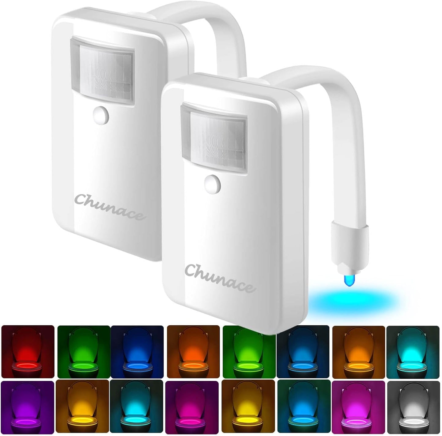pir motion sensor with 2-minute auto-off to preserve battery and avoid disturbing sleep