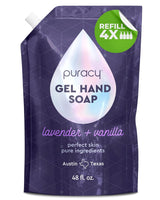 Puracy Natural Hand Soap – Calming Lavender & Vanilla Gel for a Mindful Nightly Handwashing Ritual