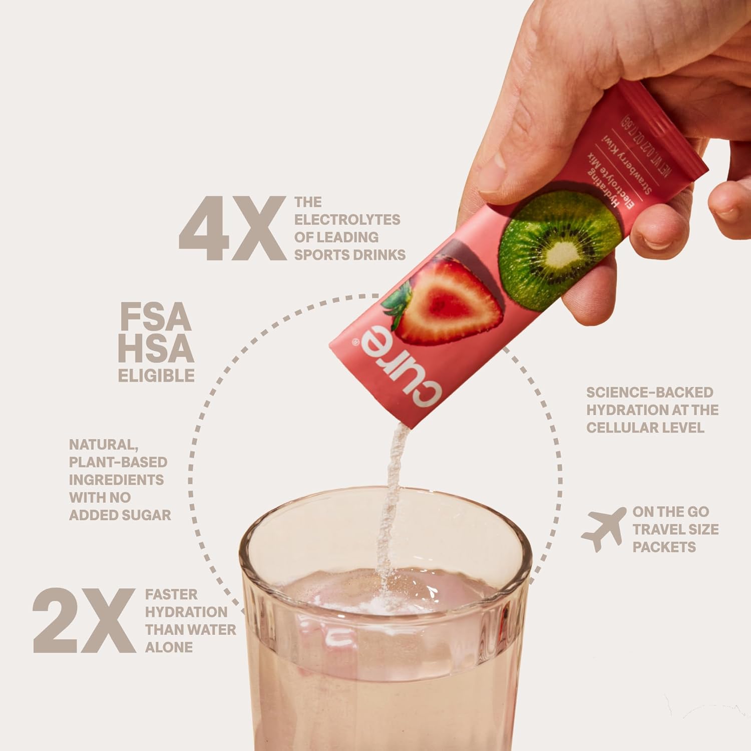 plant-based ingredients including coconut water powder and pink himalayan salt