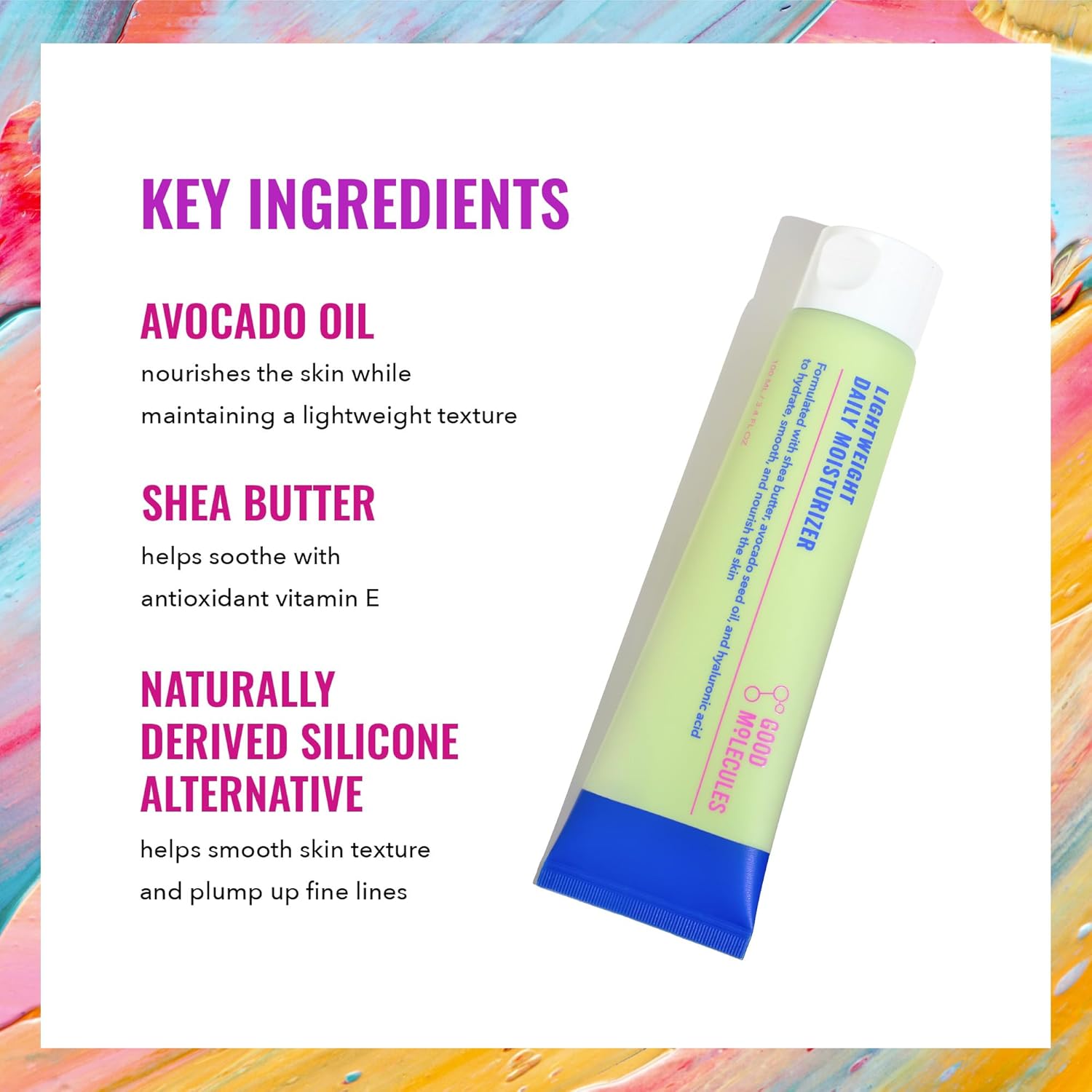 plant-based silicone alternative that smooths texture without occlusive feel