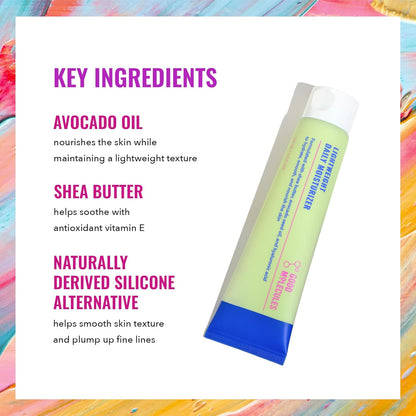 plant-based silicone alternative that smooths texture without occlusive feel