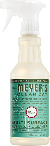 MRS. MEYER'S CLEAN DAY All-Purpose Cleaner Spray, Basil, 16 fl. oz – Mindful Kitchen Counter Reset for Calming Evening Routines