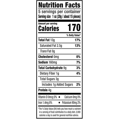 PLANTERS Dill Pickle Cashews Single-Serve Bags - Stay-Powered Workday Snack for the Home Office
