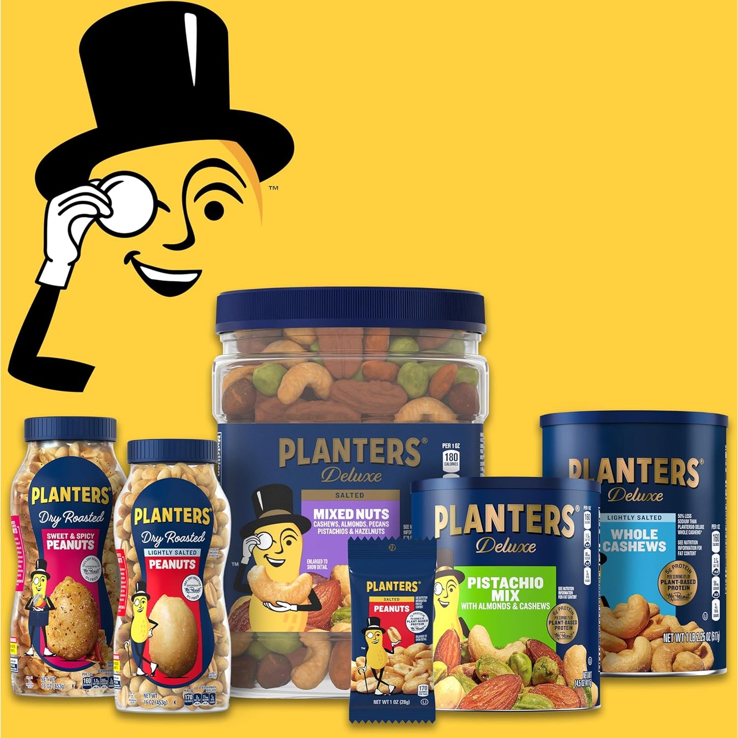 PLANTERS Lightly Salted Cashews Halves & Pieces – Low-Sodium Mindful Snacking for Home Wellness Routines