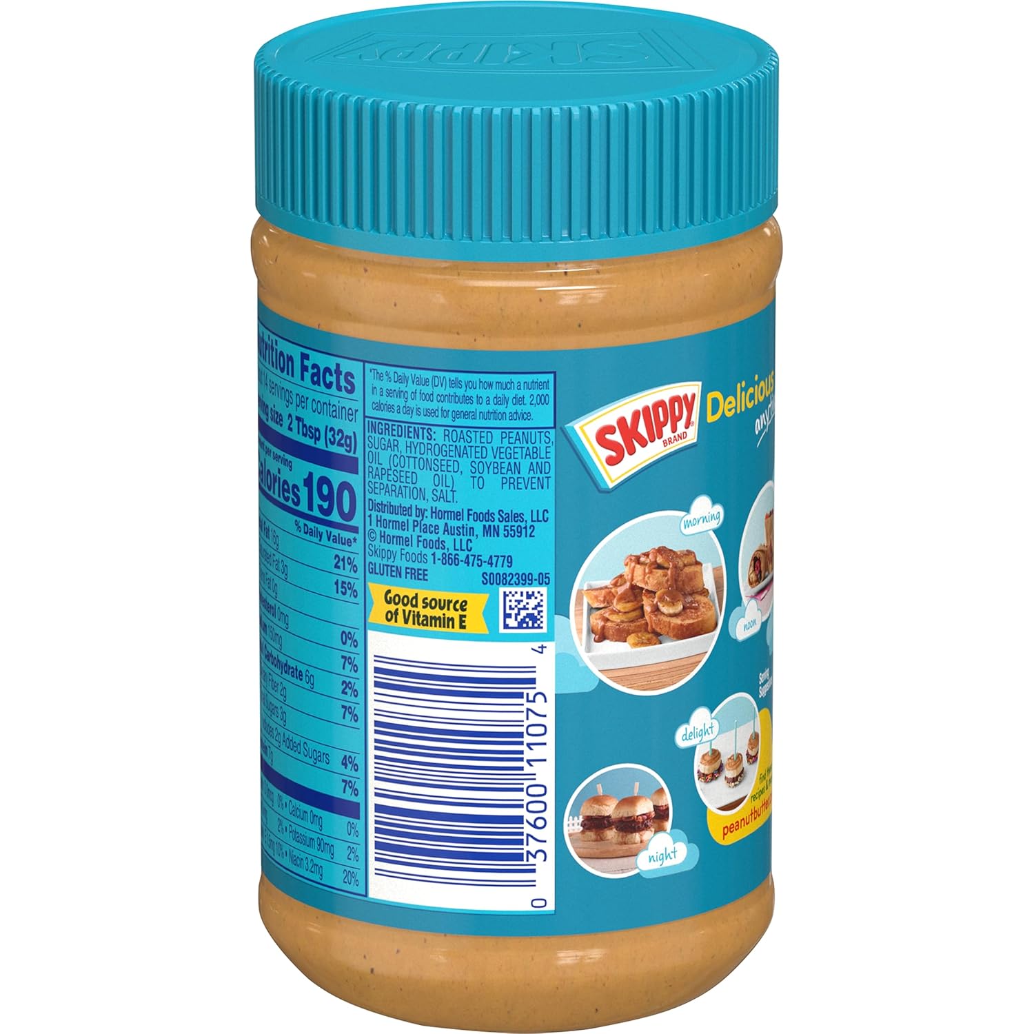 plastic jar container that is shatter-resistant and lunchbox-friendly