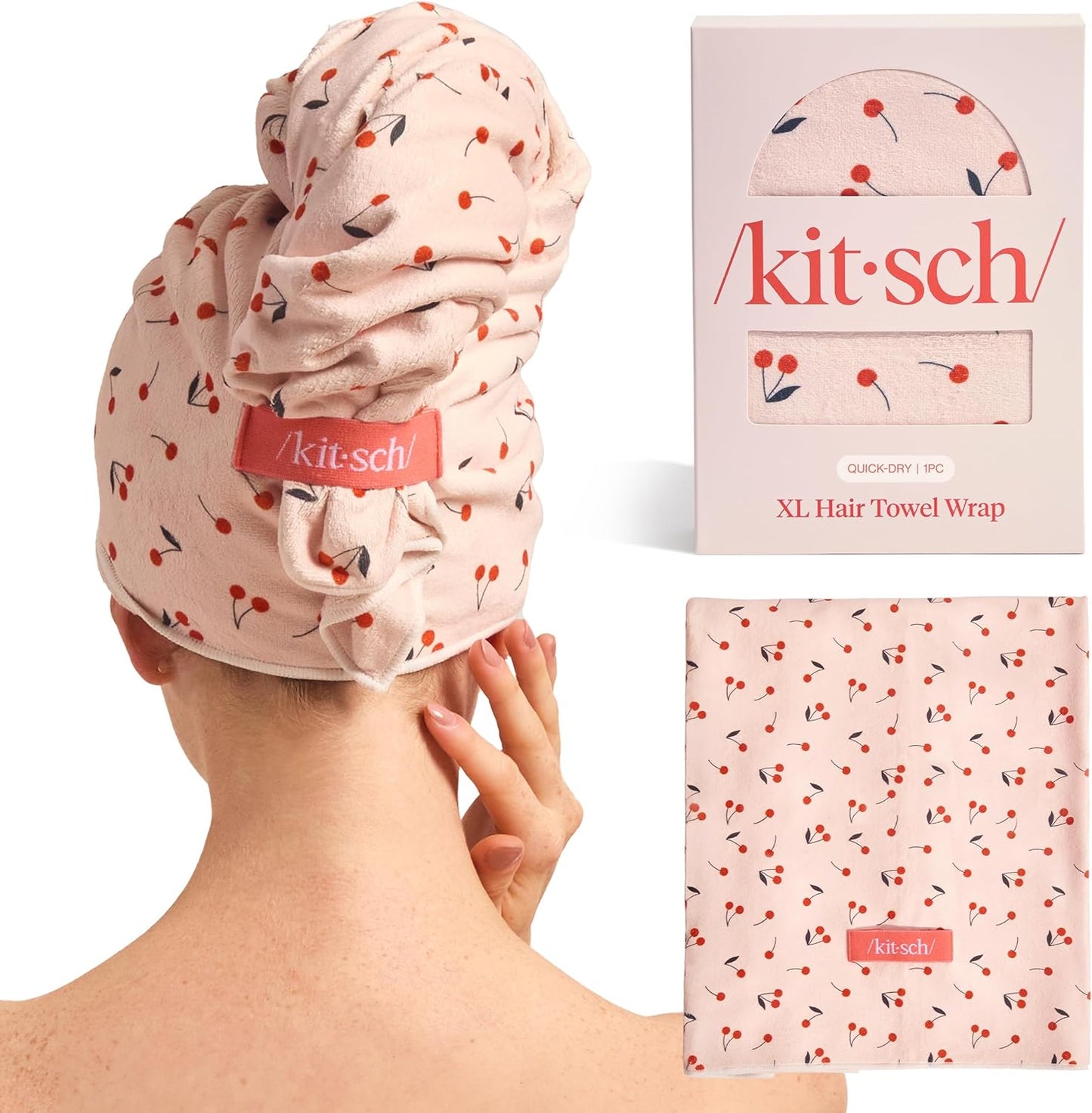 plush microfiber fabric for high absorbency and gentle hair contact
