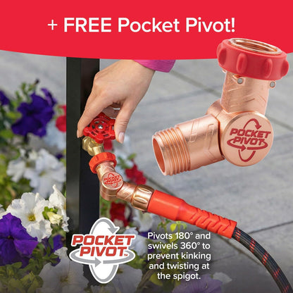 Pocket Hose Ballistic – 50 FT Expandable Garden Hose Gift for Mom on Her Birthday or Mother’s Day