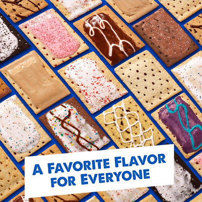 Pop-Tarts Toaster Pastries Variety Pack, Kids Breakfast and Lunchbox Snacks, 32 Count Bulk Box