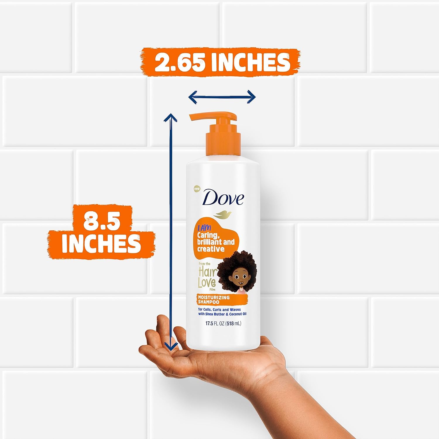 positive affirmation packaging co-created with the academy award-winning 'hair love' short film featuring character zuri