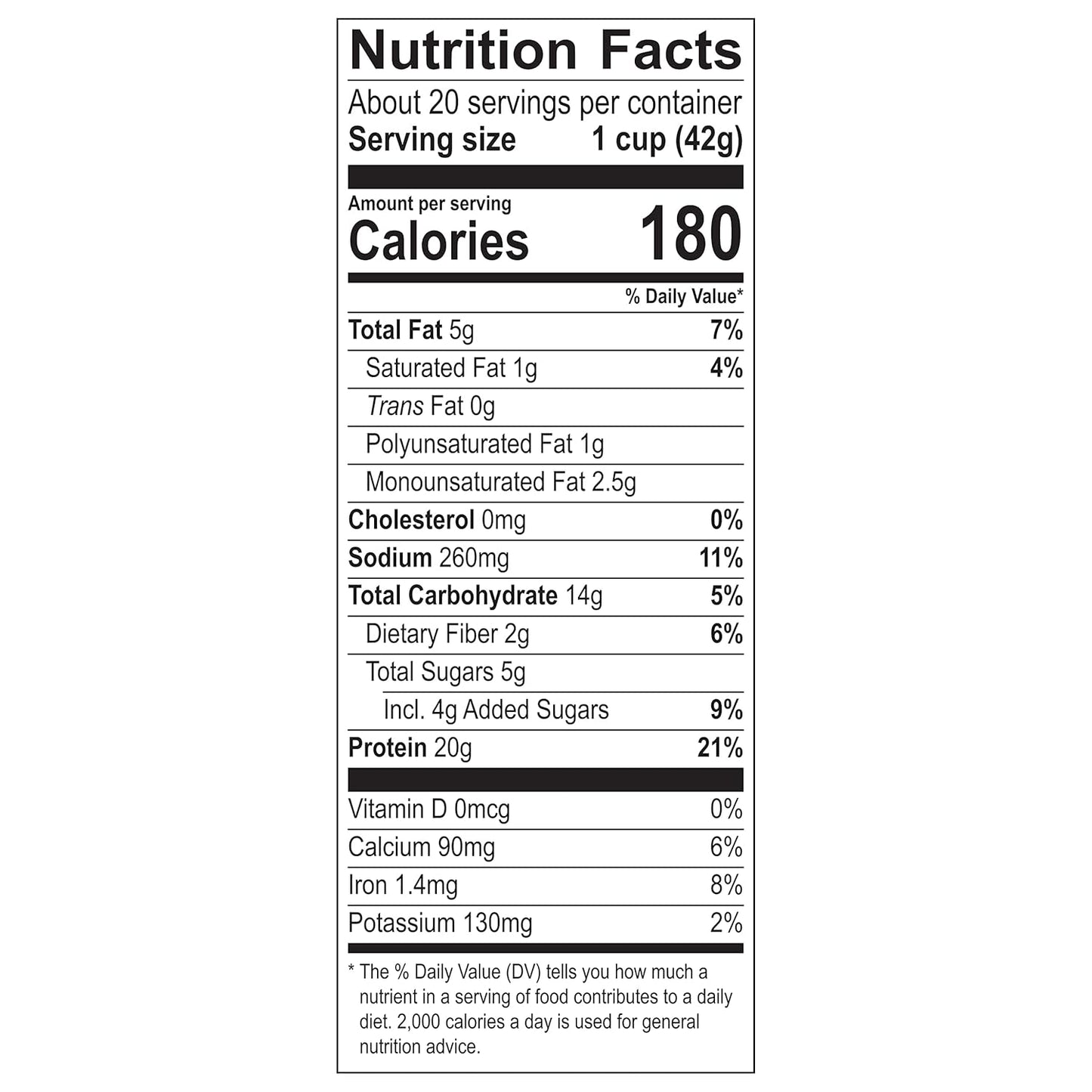 Post Premier Protein Chocolate Almond Cereal — Trail-Ready Hiking Snack Cereal for DIY Backpacking Mixes, 20g Protein