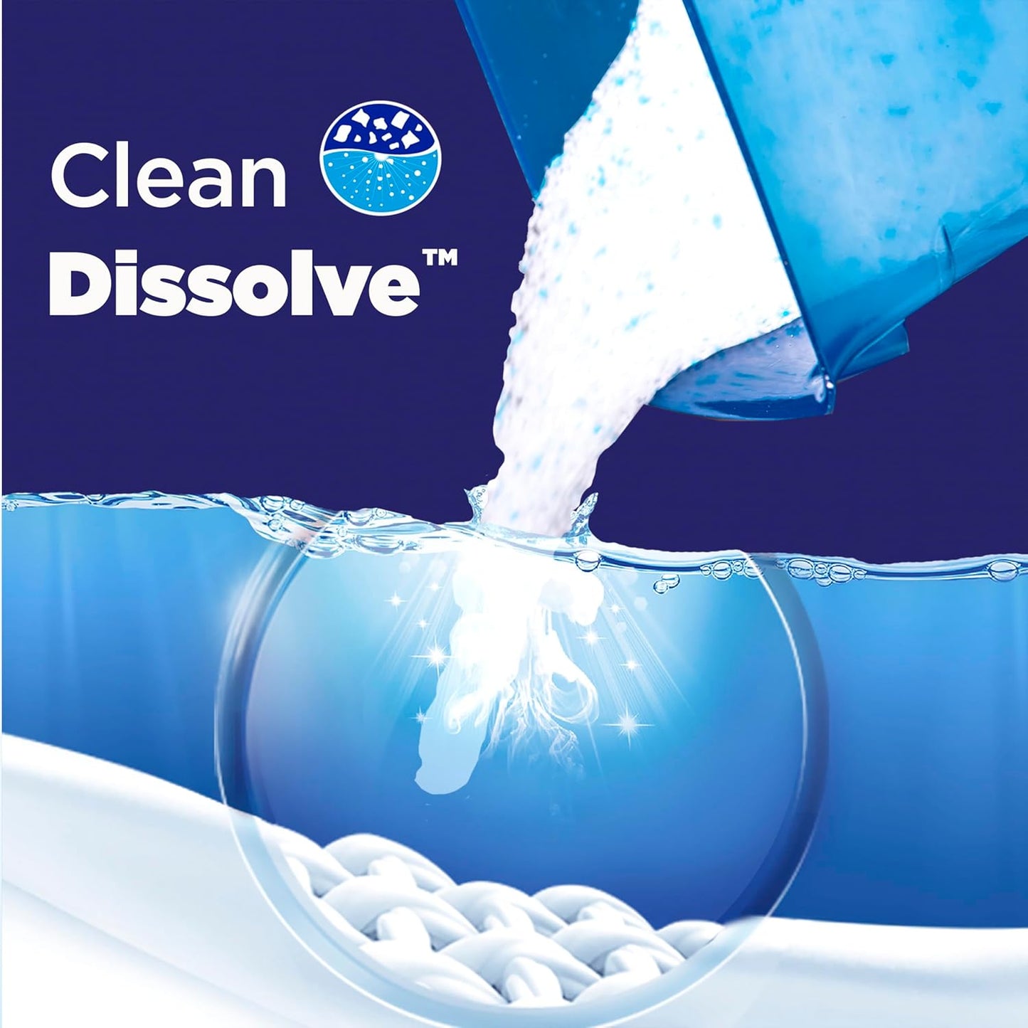 powder concentrate format delivering tough stain removal