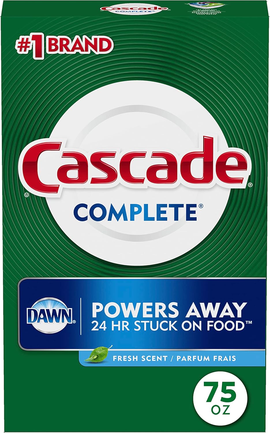 powder detergent formulation enhanced with dawn grease-fighting power