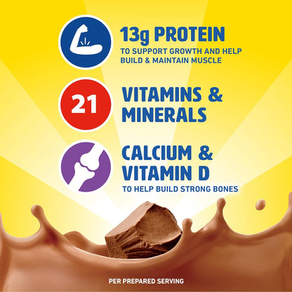 powdered format that dissolves in milk or blends into smoothies