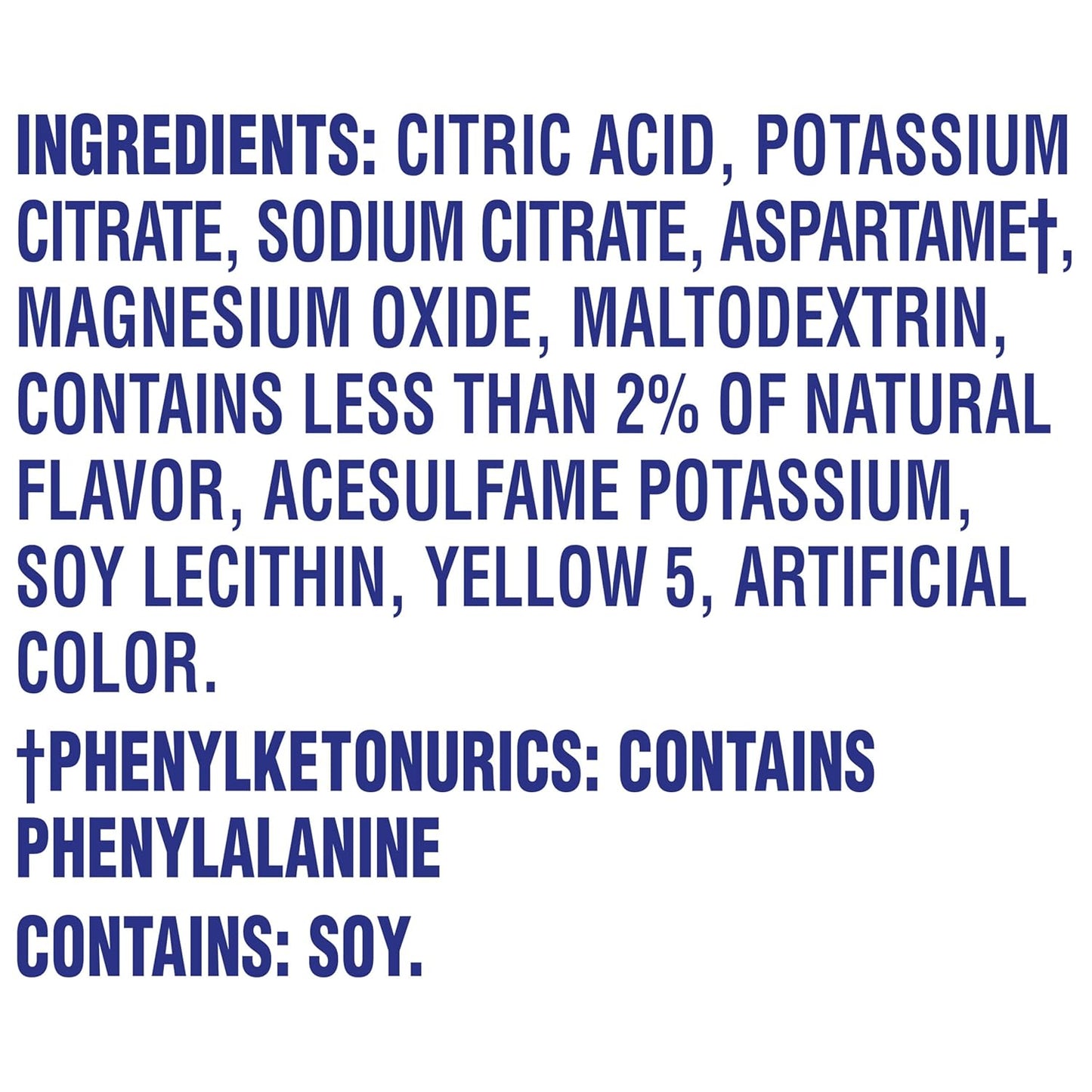 powdered mix engineered to dissolve easily in a standard 16.9 fl oz water bottle or 2 cups of water