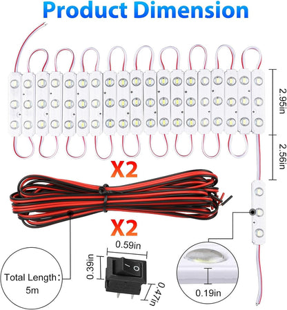 pre-applied double-sided adhesive tape on every module for tool-free mounting