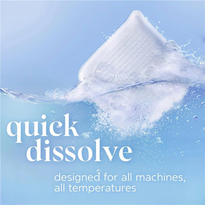 pre-measured single-dose tiles that dissolve instantly in water