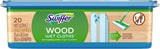 Swiffer Heavy Duty Wet Mop Cloth Refills for Cozy Living Room Hardwood Floors, Fresh Scent Floor Cleaning, 20 Count