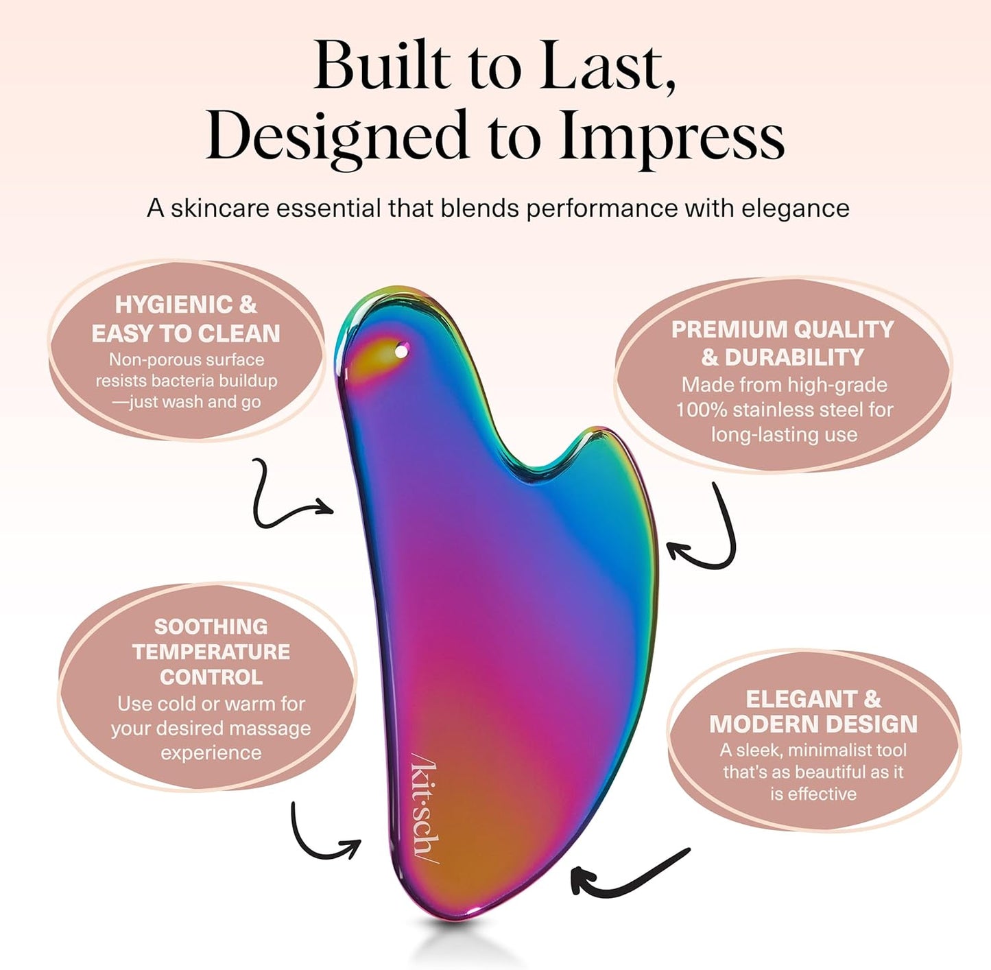 precision-weighted body designed for controlled lymphatic drainage and jawline sculpting