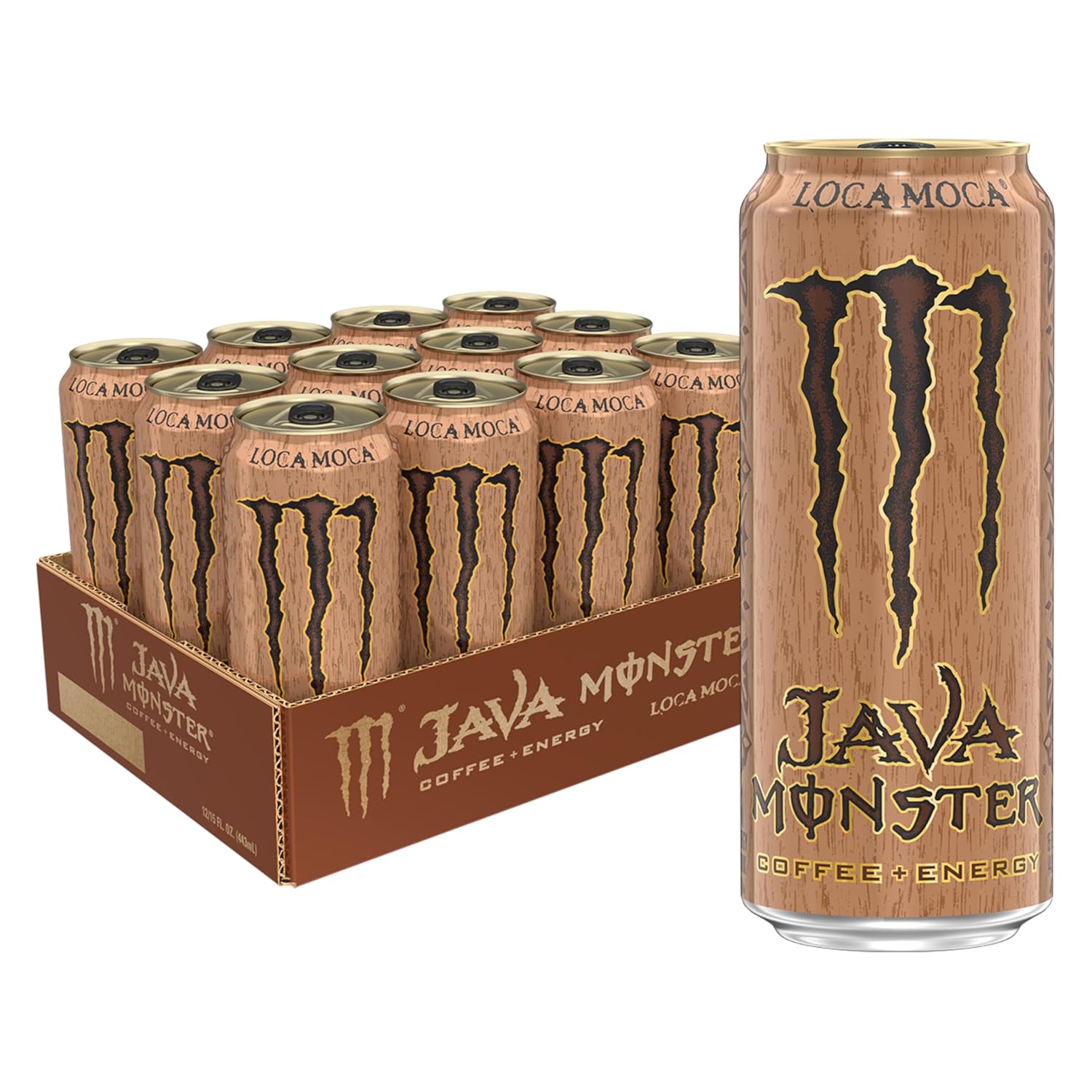 premium brewed coffee base blended with monster energy taurine/ginseng/guarana formula