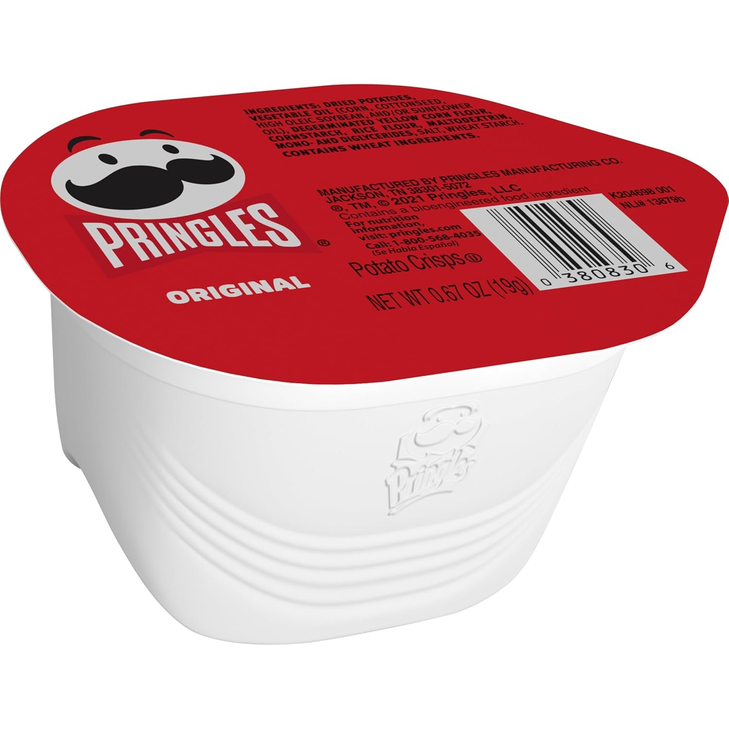 Pringles Original Potato Crisps Cups – Portable Snack for Camping Trips and Backyard BBQs