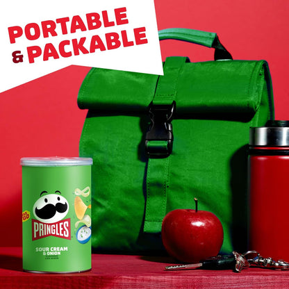 Pringles Potato Crisps Variety Pack – Kids Lunchbox Snack Cans for School and After-School