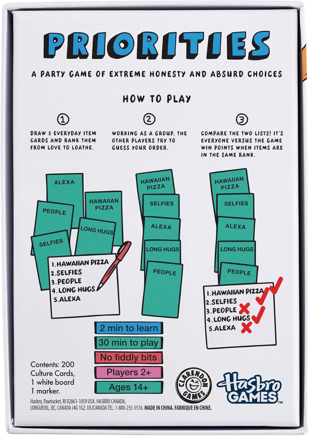 Priorities Game by Hasbro Games – Cozy Housewarming Gift Idea, Conversation-Starting Card Game for Couples and Friend Groups