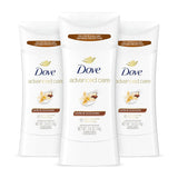 Dove Advanced Care Vanilla & Cocoa Butter Antiperspirant Stick – Post-Shave Underarm Care Ritual for Sensitive Skin, 72-Hour Odor Control, 2.6 oz