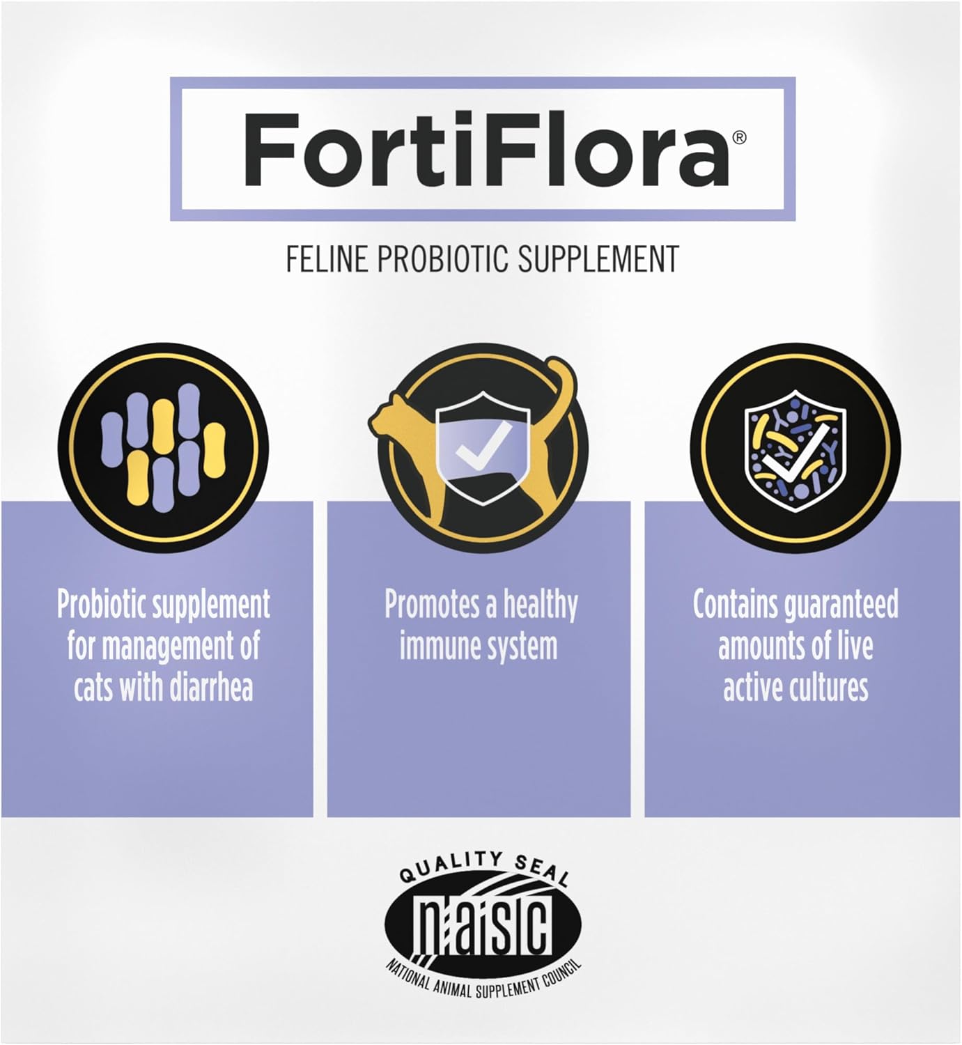 Pro Plan Veterinary Supplements FortiFlora Cat Probiotic Powder – Daily Gut Wellness Supplement with Taurine and Antioxidants for Sensitive Stomachs