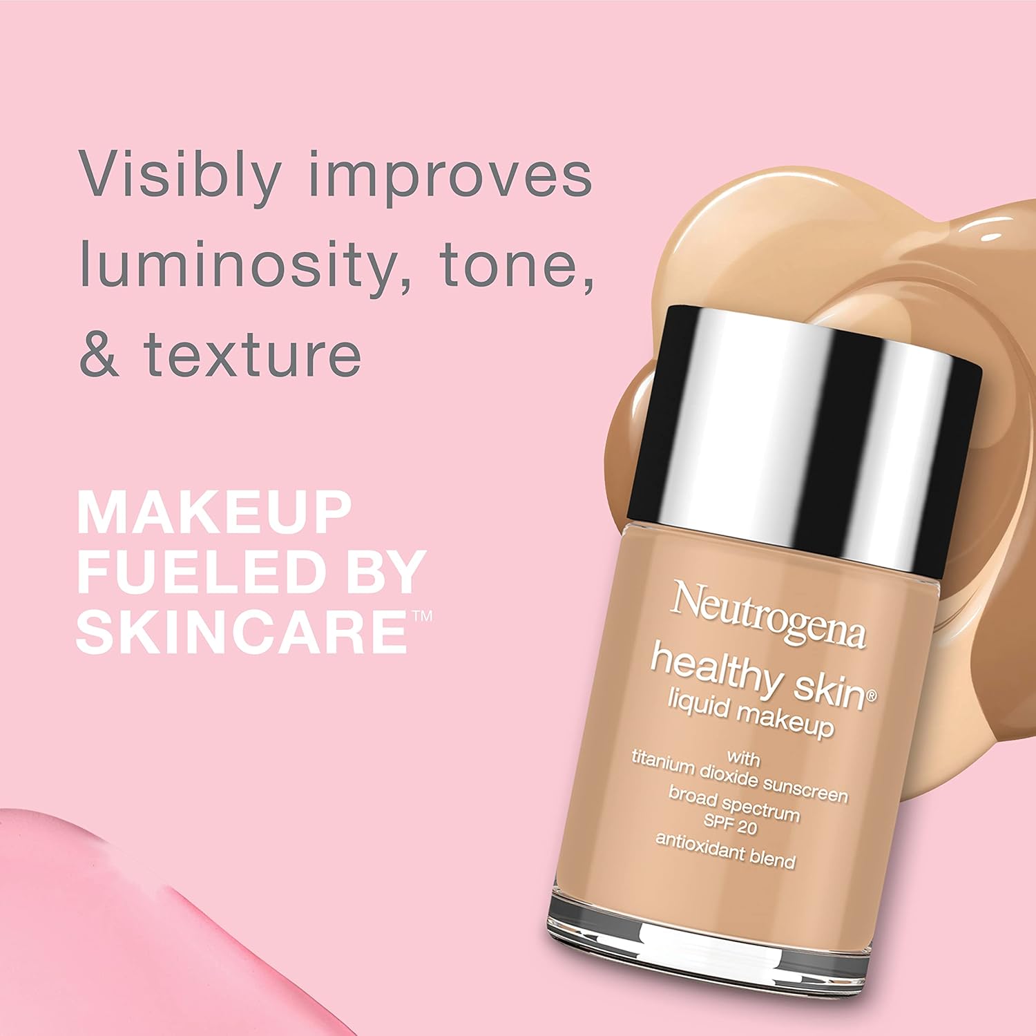 pro-vitamin b5 and antioxidant blend to nourish skin while wearing makeup