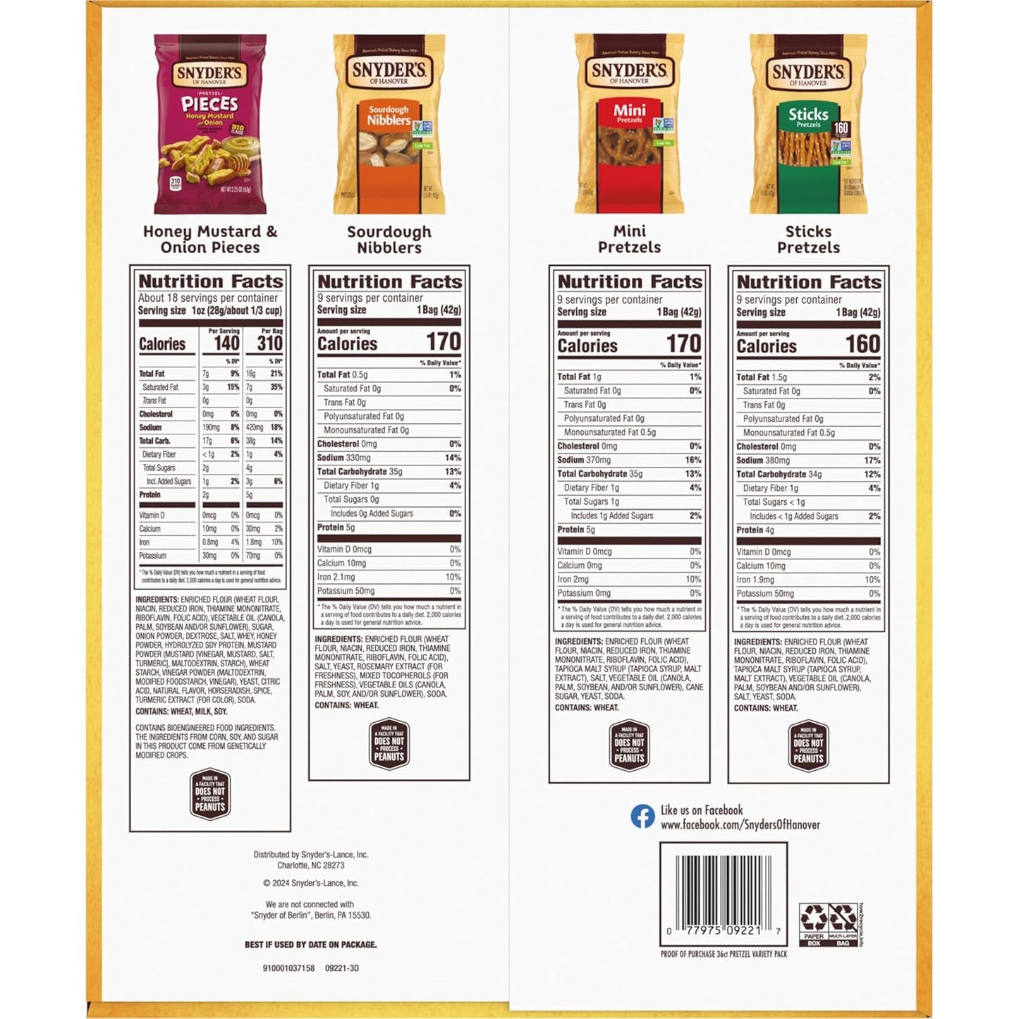 produced in a peanut-free facility, suitable for nut-free school environments