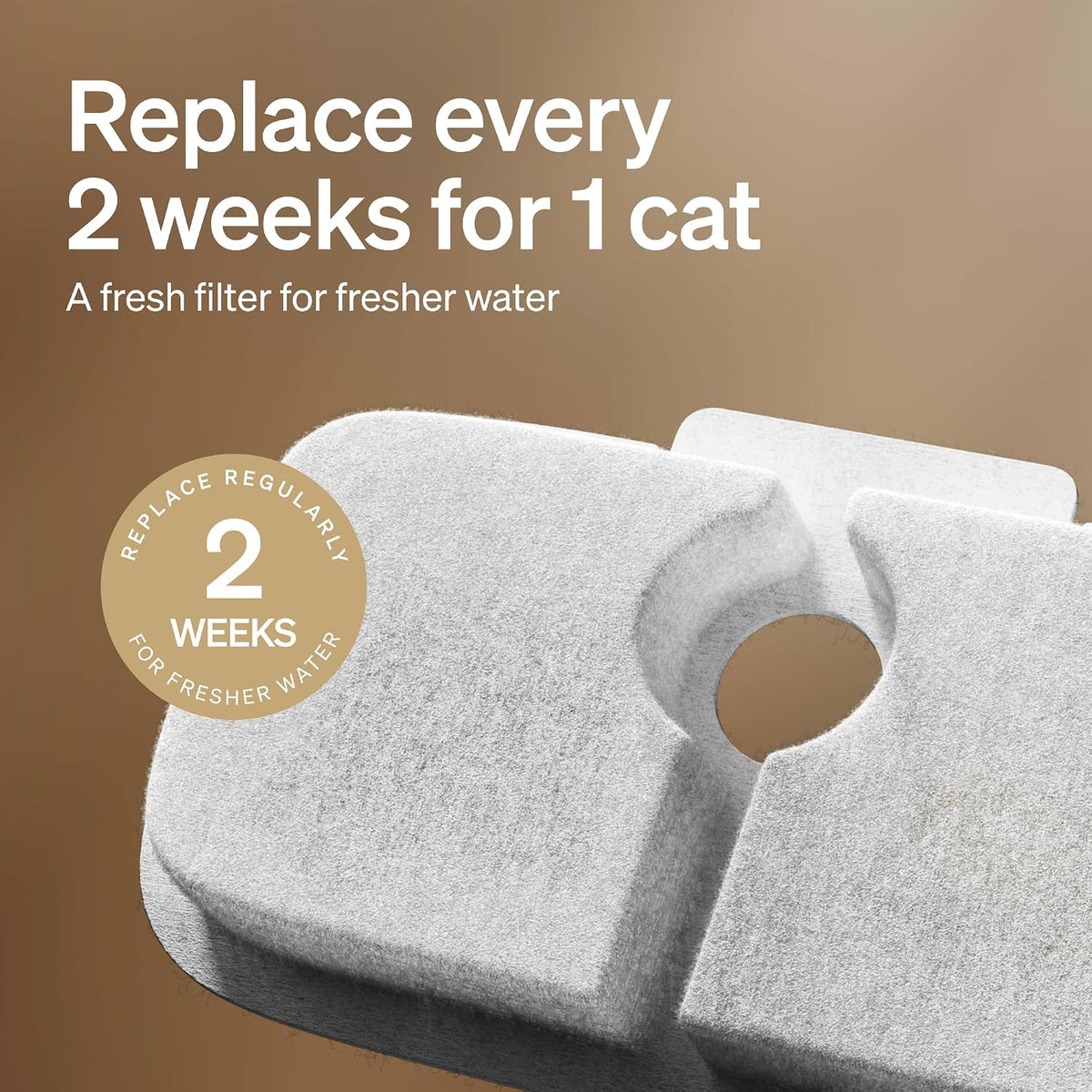 product line includes basic, rfid-enabled, pet cam, and splash shield fountain variants sharing the same filter spec