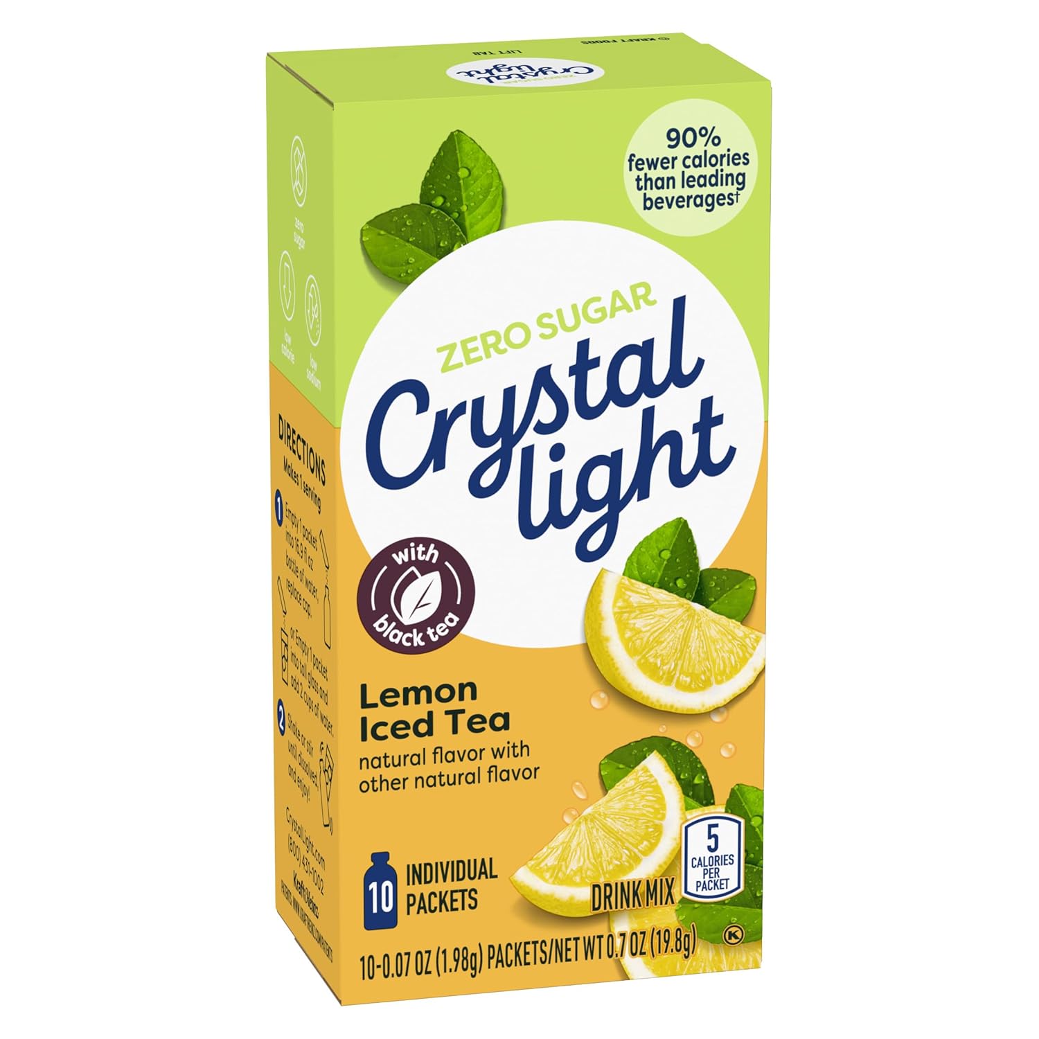 product line spans 37 variants across flavors (lemon iced tea, pink lemonade, peach, raspberry, grape, fruit punch, citrus, strawberry kiwi) and pack sizes (1 to 120 count)